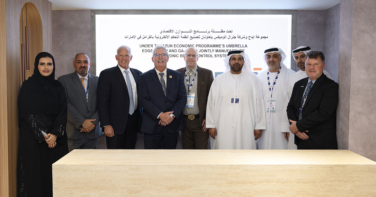 GA-ASI and EDGE Launch UAE Brake Manufacturing