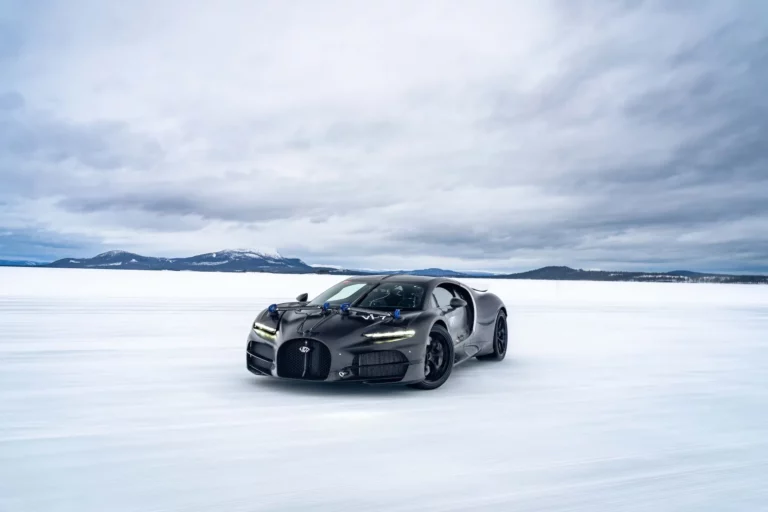 Bugatti Tests Tourbillon Brake-by-Wire System on Swedish Ice