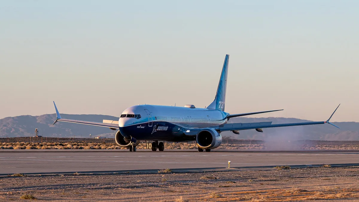 Boeing 737-10 Passes Maximum Brake Energy Test in California
