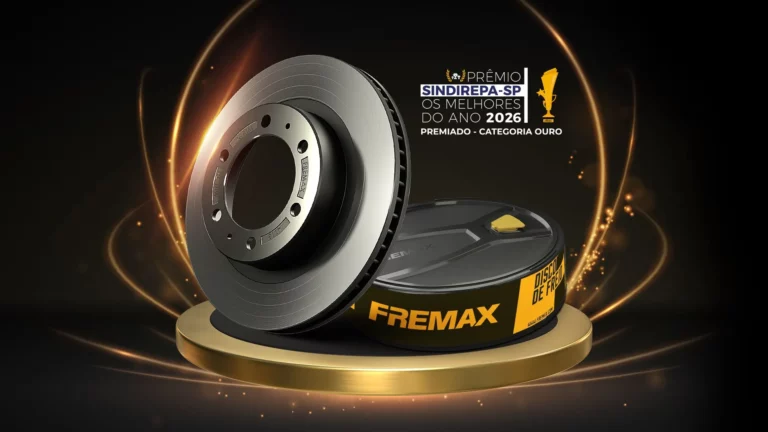 Fremax brake disc, named top brand at the Sindirepa-SP "Os Melhores do Ano" awards.