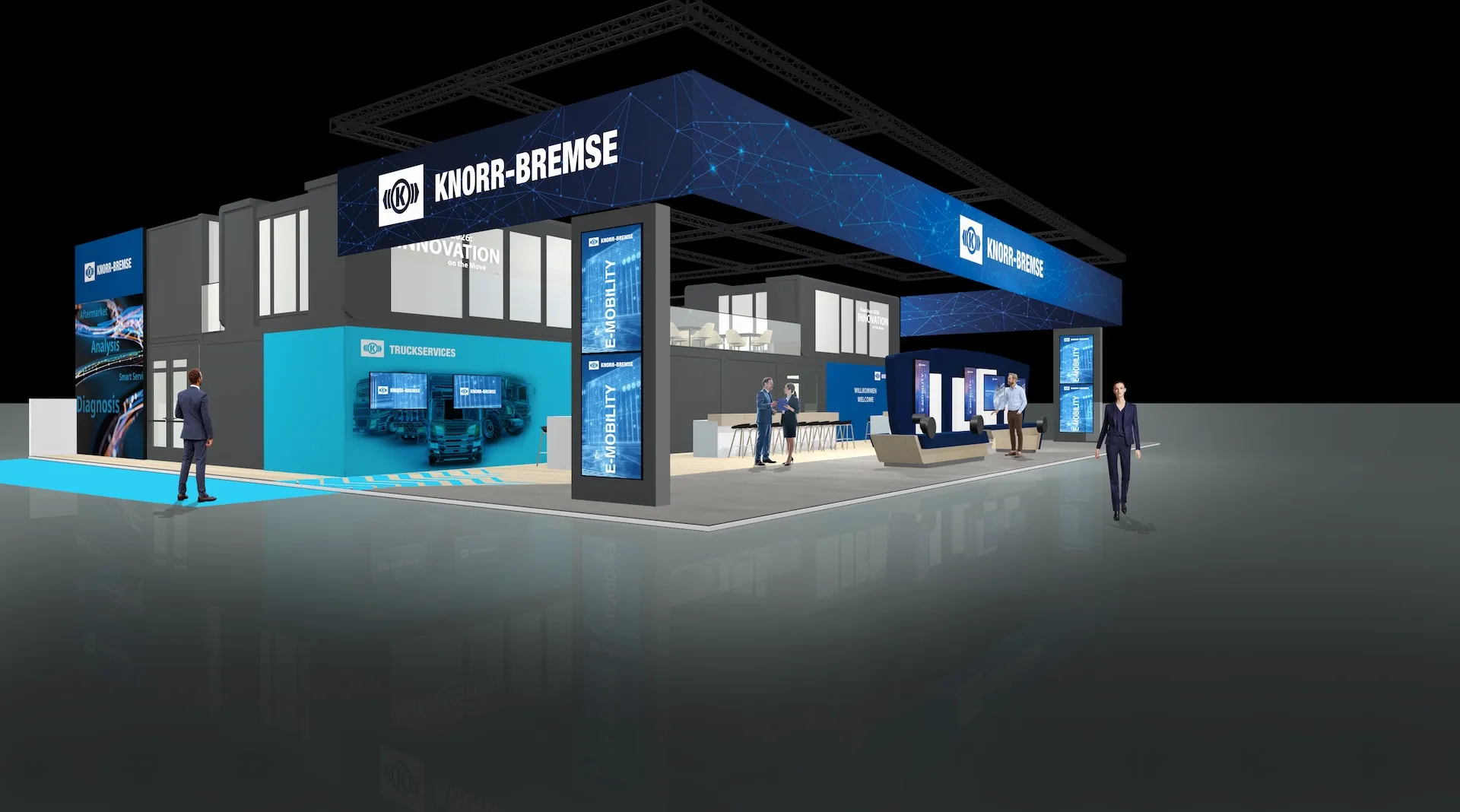 Knorr-Bremse IAA Transportation 2026 stand and product displays