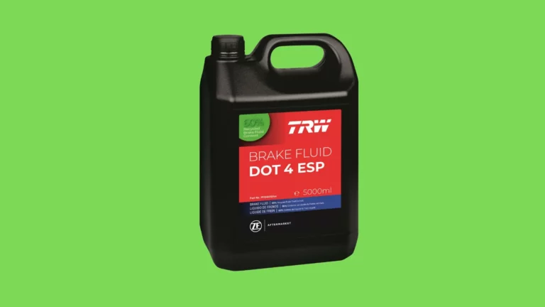 TRW DOT 4 Brake Fluid ESP Recycled, ZF Aftermarket's recycled-content brake fluid shown at Automechanika Frankfurt 2026