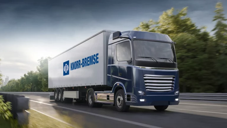 Knorr-Bremse display of redundant braking and steering systems for Level 4 autonomous trucks at IAA Transportation