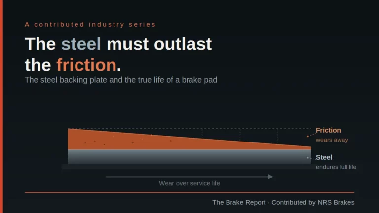 The Brake Pad Must Survive Until the Last Millimeter of Friction