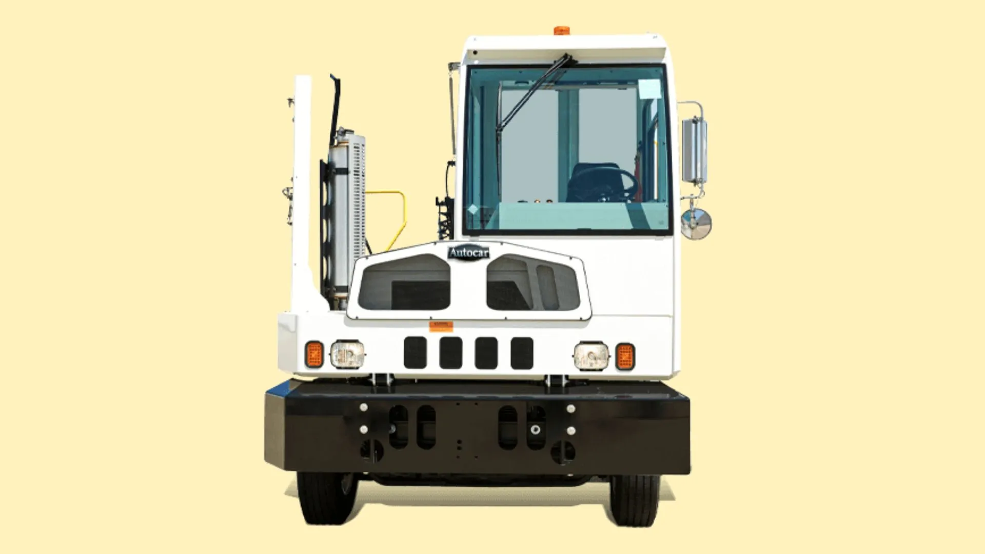 Autocar E-ACTT battery-electric terminal tractor subject to NHTSA recall 26V501 over an improperly secured ABS electronic control unit
