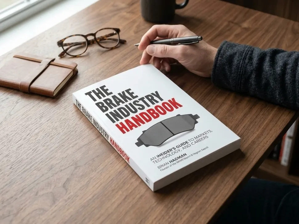 The Brake Industry Handbook — 3D book mockup