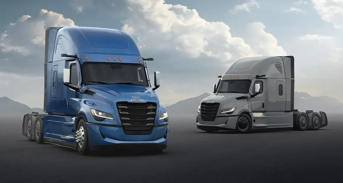 Freightliner Cascadia tractor subject to Daimler brake recall 26V583 for front-axle brake modulator valve corrosion
