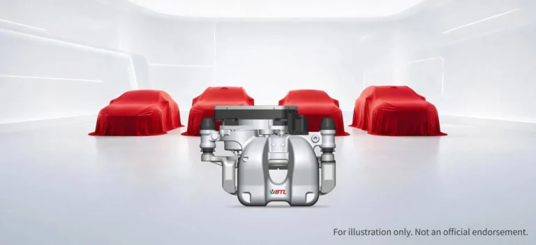 WBTL EMB electromechanical brake system for mass-production hybrid and EV platforms