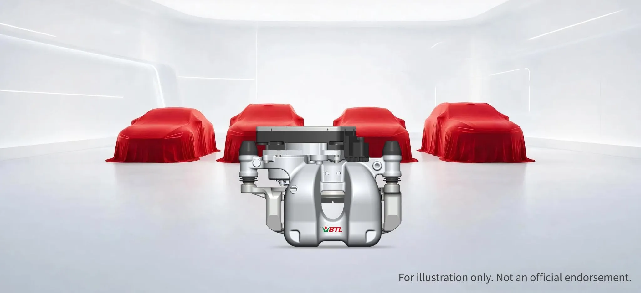 WBTL EMB electromechanical brake system for mass-production hybrid and EV platforms