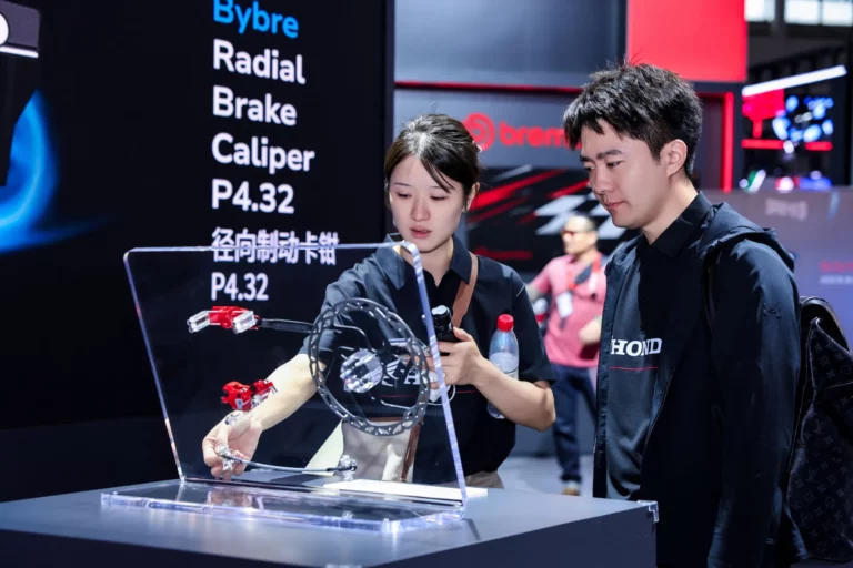 J.JUAN China team at CIMA 2026 exhibition with Brembo and Bybre