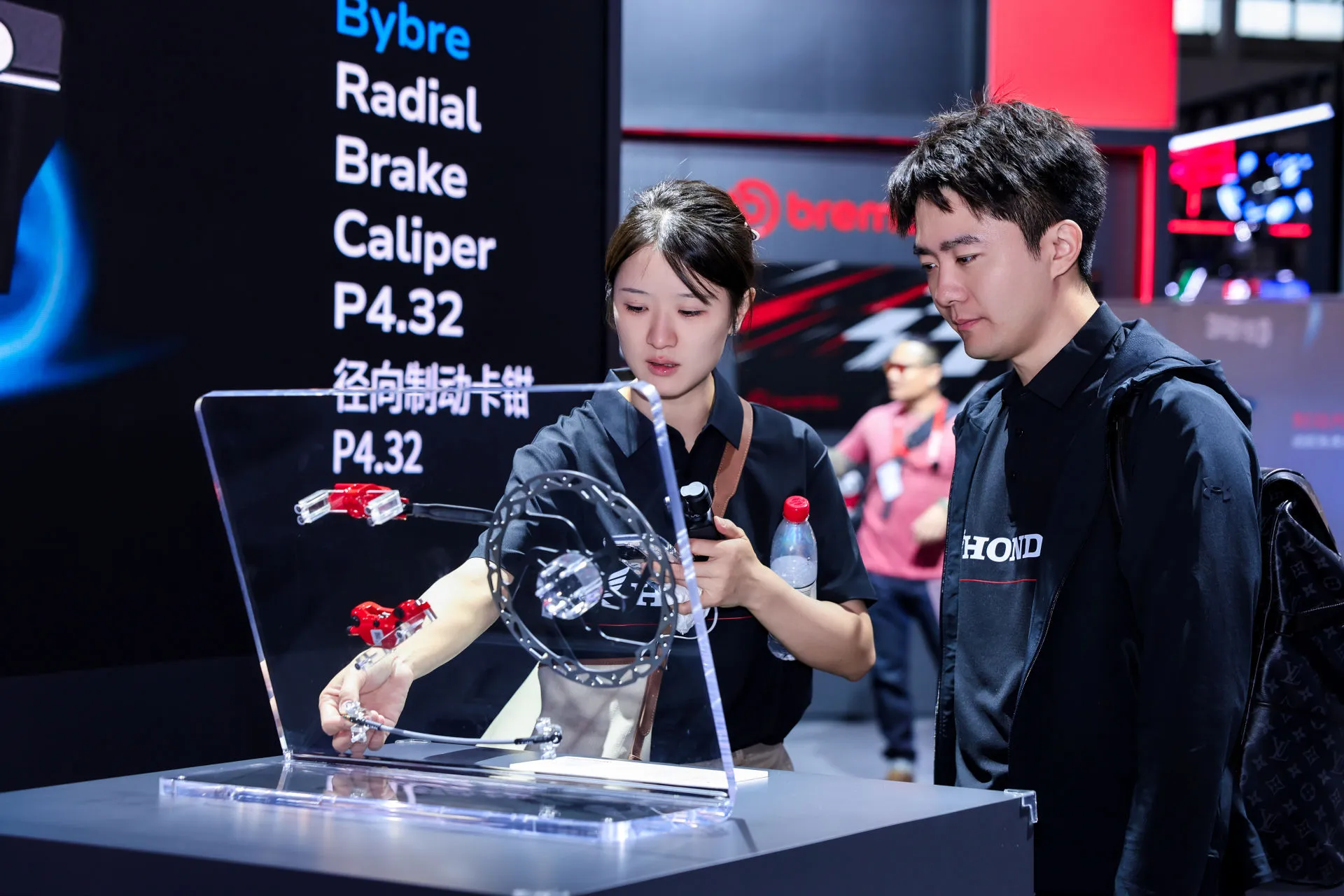J.JUAN China team at CIMA 2026 exhibition with Brembo and Bybre