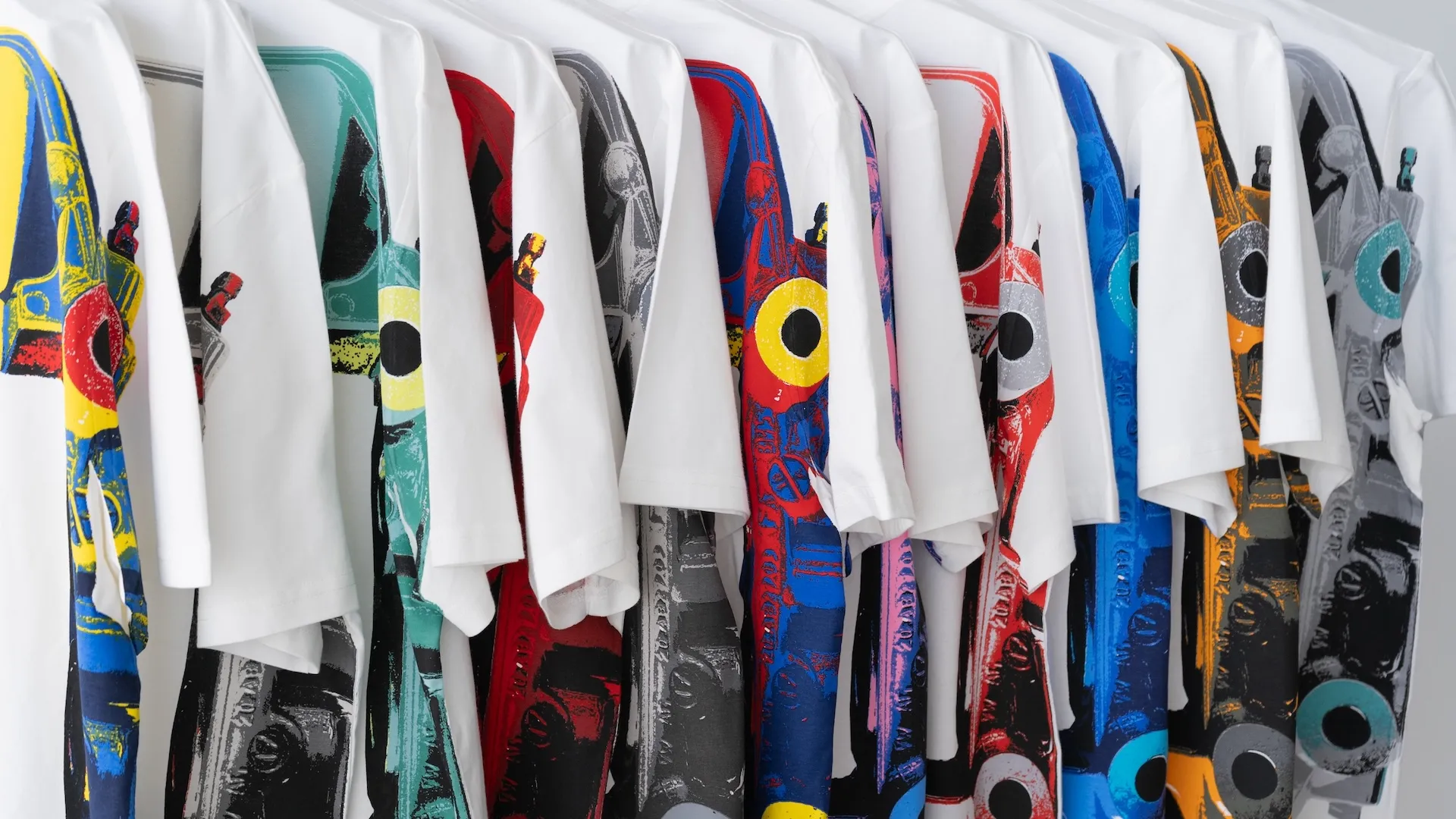Brembo Collections Colors of Speed T-shirts featuring the Brembo brake caliper graphic, presented at the Italian Grand Prix in Monza